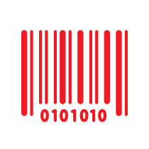 barcode-red Čiarový kód