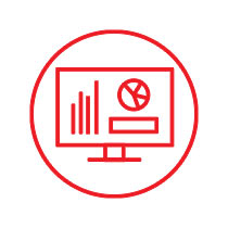 computer-graphs-red Śtatistiky na monitore